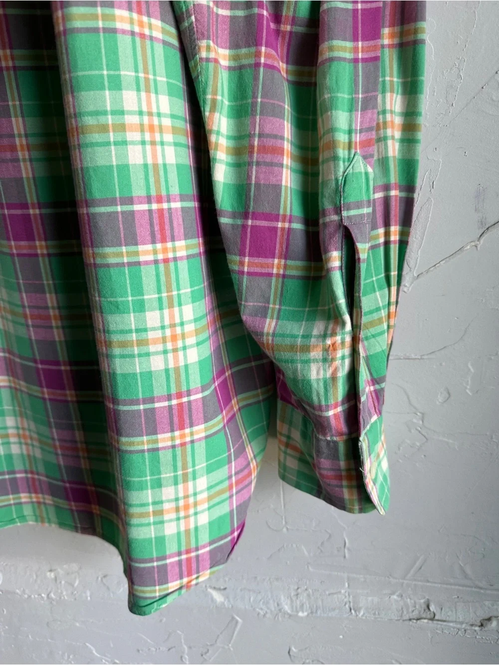 Polo Ralph Lauren Plaid Button Up Shirt Classic Fit Cotton Prep Ivy Mens Large